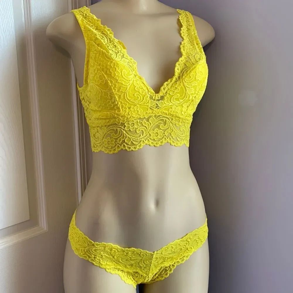 Smart & Sexy Lace Lined Bralette Bra/ Panty Set  S/5